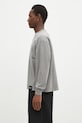 NEIGHBORHOOD top a maniche lunghe in cotone 242FPNH.CSM15 grigio AW24