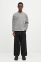 NEIGHBORHOOD longsleeve din bumbac 242FPNH.CSM15 gri