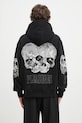 Одежда Кофта PLEASURES Double Skull P24W022 чёрный