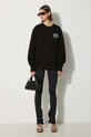 Бавовняна кофта Filling Pieces Gowtu 74533921861 чорний AW24