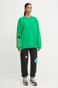 Βαμβακερή μπλούζα The North Face TNF x Yinka Ilori NF0A89C5PO81 πράσινο