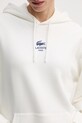 Βαμβακερή μπλούζα Lacoste SH2740 μπεζ