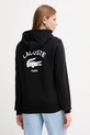 Lacoste bluza bawełniana SH2740 czarny AW25