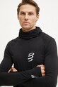 Compressport felpa da corsa 3D Thermo UltraLight Racing AU00007B nero