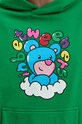 Inbetweeners bluza bawełniana F4TWUAHS020 zielony
