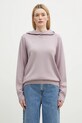 Pangaia bluza wełniana 10001273 fioletowy AW24