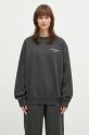 Sporty & Rich cotton sweatshirt Wimbledon ST071512304BA02 gray AW24