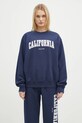 Бавовняна кофта Sporty & Rich California ST071516501BL32 темно-синій AW24