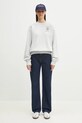 Кофта Sporty & Rich Crest Seal 100th ST071517620GY03 серый
