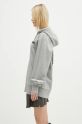 Βαμβακερή μπλούζα JW Anderson Prickly Back Print Hoodie γκρί JW0210.PG1668.905