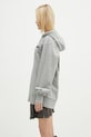 JW Anderson felpa in cotone Prickly Back Print Hoodie grigio JW0210.PG1668.905