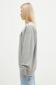 Памучен суичър JW Anderson Puffin Embroidery Sweatshirt сив JW0207.PG1632.945