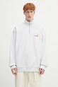 Кофта Carhartt WIP Half Zip American Script Sweat гладкий сірий I027014.482XX