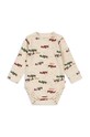 Боди для младенцев Konges Sløjd BASIC LS BODY GOTS бежевый KS101413.B