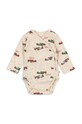 Φορμάκι μωρού Konges Sløjd BASIC LS NEWBORN BODY GOTS μπεζ KS101414.B