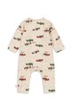 Detské dupačky Konges Sløjd BASIC NEWBORN ONESIE GOTS KS101415.B béžová AW24