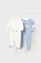 Kombinezon za bebe Mayoral Newborn 2-pack plava 2796.1H.Newborn.9BYH