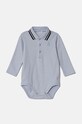 United Colors of Benetton body din bumbac pentru bebelusi albastru 3CDIAB00F.W.Reproposed