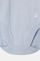 United Colors of Benetton body din bumbac pentru bebelusi 3-pack 3GI70B089.W.Repro.9BYH albastru