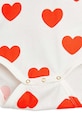 Mini Rodini body niemowlęce Hearts biały 2464010142