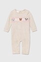 Detský bavlnený overal Guess Pre bábätká béžová S4YG10.KAE14.9BYH