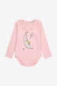 Bobo Choses body bebe Beneath The Moon Produs pentru bebe roz 224AB010