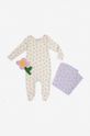 Pamučni kombinezon za bebe Bobo Choses Pansy Flower Proizvod za bebe ljubičasta 224AB105