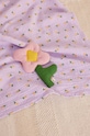 Хлопковый комбинезон для младенцев Bobo Choses Pansy Flower 224AB105