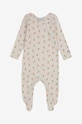 Девочка Хлопковый комбинезон для младенцев Bobo Choses Pansy Flower 224AB105 фиолетовой