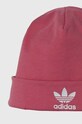 Бавовняний ромпер для немовлят adidas Originals GIFT SET рожевий IY0748