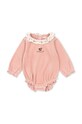 Konges Sløjd body MIFFA FRILL BODY GOTS Produs pentru bebe roz KS101600