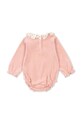 Konges Sløjd body MIFFA FRILL BODY GOTS KS101600 roz AW24