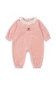 Дитячі повзунки Konges Sløjd MIFFA FRILL ONESIE GOTS KS101602 рожевий AW24