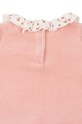 Дитячі повзунки Konges Sløjd MIFFA FRILL ONESIE GOTS рожевий KS101602