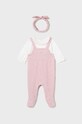 Mayoral Newborn pajacyk niemowlęcy różowy 2602.2B.Newborn.9BYH