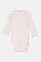 United Colors of Benetton body din bumbac pentru bebelusi 3-pack 3GI70B089.G.W.Repropose roz AW24