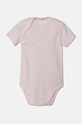 Детское боди из хлопка United Colors of Benetton 3 шт 3GI70B079.G.W.Repropose розовый AW24