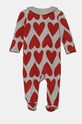 Bavlnené dupačky pre bábätká United Colors of Benetton 3MR70T01W.W.Seasonal sivá AW24
