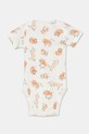 Детское боди из хлопка United Colors of Benetton 2 шт 3GI70B00S.G.W.Seasonal оранжевый