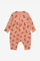 Dětské rampery Bobo Choses Hungry Squirrel 224AB073 oranžová AW24