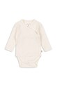 Konges Sløjd body bawełniane niemowlęce MINNIE NEWBORN BODY GOTS Produkt niemowlęcy biały KS101609