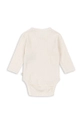 Bavlnené body pre bábätká Konges Sløjd MINNIE NEWBORN BODY GOTS KS101609 biela AW24