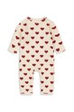 Bavlnené dupačky pre bábätká Konges Sløjd MINNIE NEWBORN ONESIE GOTS KS101610 béžová AW24