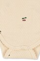 Βαμβακερά φορμάκια για μωρά Konges Sløjd SUI NEWBORN FRILL BODY GOTS μπεζ KS101699