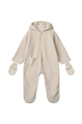 Kojenecký overal Liewood Magnolia Baby Jumpsuit LW19140 béžová AW24