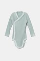Детское боди из хлопка United Colors of Benetton 2 шт 3FMG0B00Q.W.Seasonal бирюзовый AW24