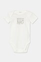 Pamučni bodi za bebe United Colors of Benetton 2-pack 3GI70B00S.W.Seasonal bijela AW24