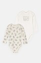 Bavlněné kojenecké body United Colors of Benetton 2-pack Kojenecký výrobek bílá 3GI70B00R.W.Seasonal