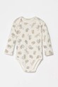 Bavlněné kojenecké body United Colors of Benetton 2-pack 3GI70B00R.W.Seasonal bílá AW24