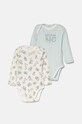 Pamučni bodi za bebe United Colors of Benetton 2-pack Proizvod za bebe plava 3GI70B00R.W.Seasonal